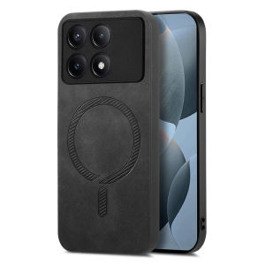 Magnetic Leather Case For Xiaomi Redmi Note 13 Pro Plus 12 13C 13T POCO X6 5G C65 Wireless Charging Anti-drop Slim Skin Cover