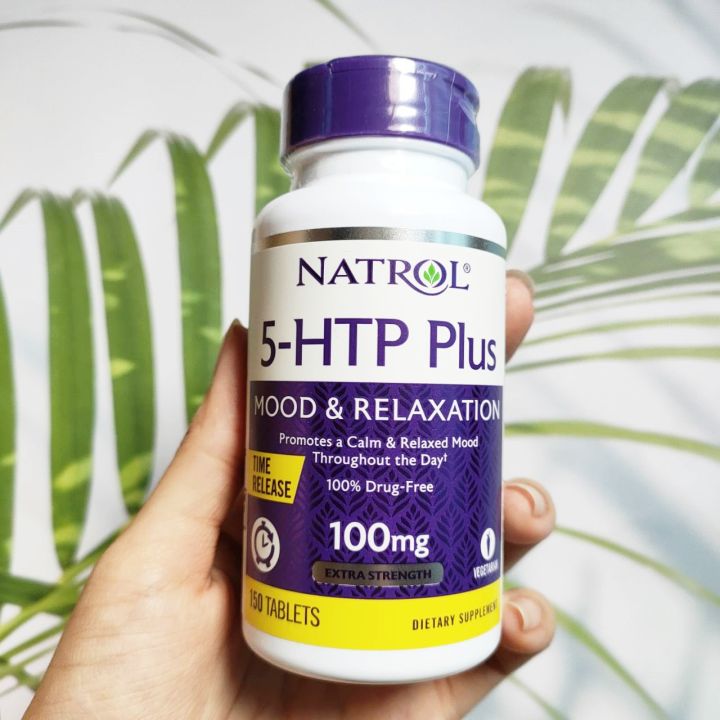 5HTP Plus Mood & Relaxation, Time Release 100mg 150 Tablets (Natrol
