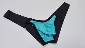 ร้อนผู้ชายแนวราบชุดชั้นในชายเซ็กซี่กางเกง U กระเป๋ากางเกงผู้ชายจีสตริง T Hongs ตาข่ายกางเกงเกย์ Sissy ลื่น H Omme Srting