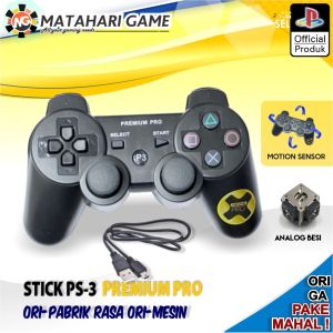 STICK STIK PS3 SIXAXIS MOTION SENSOR PREMIUM PRO DS3 HITAM ORIPABRIK