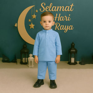 Pesak Kain Pearl Skin Budak dgn Dewasa All Viral Colour Set Family Kain Pearl Skin Cekak Musang Baju Melayu