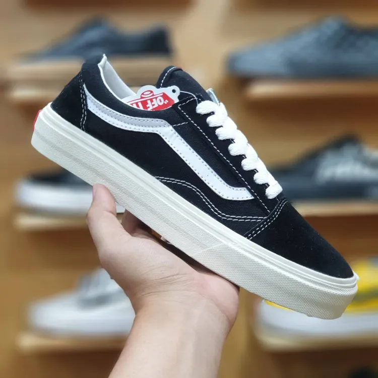 Vans Sneakers Slip On Wanita COD Sepatu Casual Vans Slip On Catur