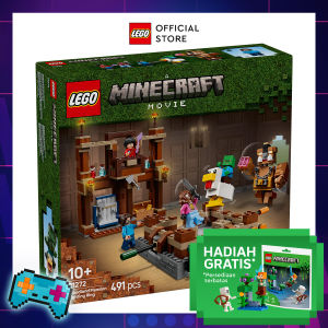 LEGO Minecraft 21272 Woodland Mansion Fighting Ring (491 Pieces) Mainan Susun (10 Tahun+)