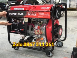 Máy phát điện 3kw chạy dầu tại Vĩnh Phúc