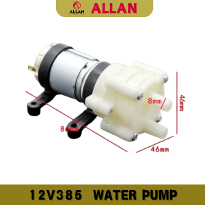 ALLAN 385 12V Dc Water Pumping Motor Mini Water Pump Machine For Showers Water Dispensers