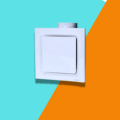 Firefly ceiling mounted exhaust fan 10". 