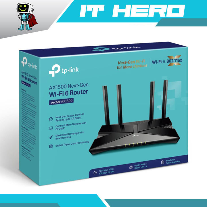 TP-LINK Archer AX1500 Wi-Fi 6 Router | Lazada PH