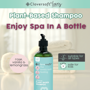 [Bundle of 3 Promo] ❤️Cloversoft Loves Soft and Smooth Tranquility Plant Based Shampoo and Conditioner [500ml]