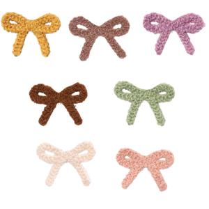 10pcs Bowknot miếng vá để may vào thêu Bowknot may trên Sợi Các Bản vá lỗi đính cho áo khoác quần áo trẻ em Jeans Túi