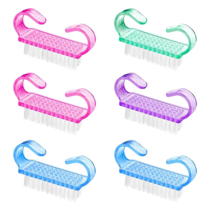 Multiple Color Nail Art Brush Set With Ergonomic Handle Plastic Manicure Tool For Professional And Home Use