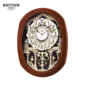 Đồng hồ treo tường Nhật Bản Rhythm Magic Motion 4MH407WU06 – KT 41.6 x 55.8 x 12.0cm. Dùng PIN.