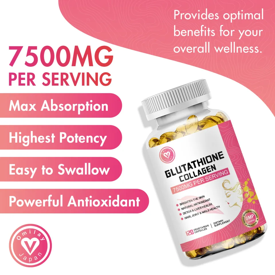 Ozmolts Glutathionte With Collagen Capsules Age Defy Whitening Glowing Skin  Capsules Improve Immune System Hyaluronic Acid Whitening Capsule Glutathione  White 60 Capsules Beauty Supplement | Lazada PH