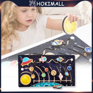 Solar System Mainan Edukasi Planet Biru Montessori Sistem Tata Surya Mainan Papan Planet