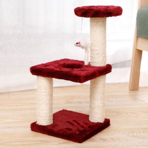 【Ready】Cat Tree - Tangga Loncat Double Tidur Kandang Interaktif Untuk Kucing - Mainan Kucing - Garukan Kucing - Mainan kucing cakaran