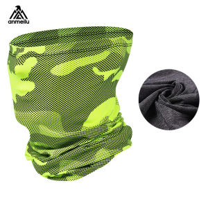 Khăn Ống Anmeilu 2506b Khăn Đa Năng Vải Lụa Mát Chống Tia UV Che Mặt Đi Xe Máy Đi Phượt Nam Nữ 5 Màu - Chính Hãng