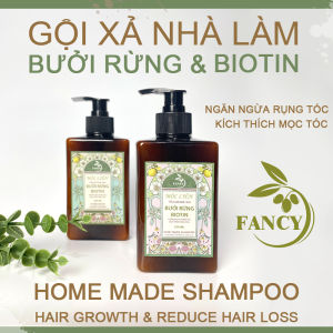 Dầu gội bưởi rừng Biotin 350ml giảm gãy rụng và kích thích mọc tóc Fancy Pomelo Shampoo