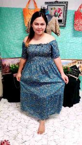 PLUS SIZE FLORAL MAXI DRESS