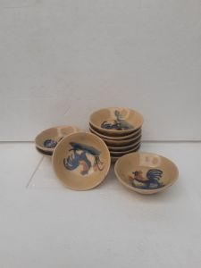 chén bánh bèo con gà chén nước chấm con gà 30 chén ( bằng sành)