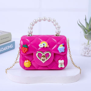 MG1496 Tas Jelly Mutiara Mini Anak Slingbag Glossy Gaya Korea