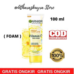 Sabun Cuci Muka Garnier Facial Foam All Variant 100 ml / Bright Complete / Sakura Glow / Pure Active / 3in1 Anti Acne 100 gram