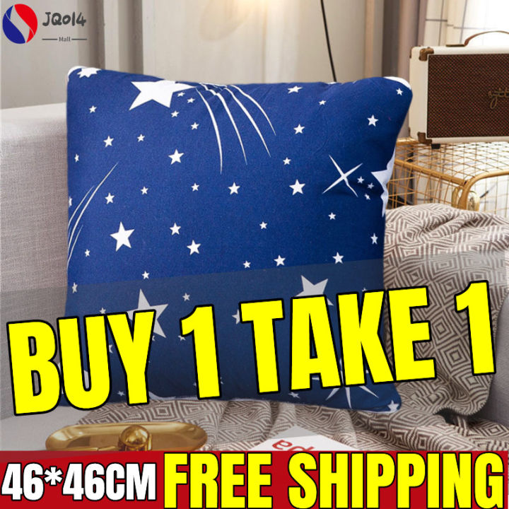 2pcs Blue Star Pillow Case Throw Pillow Case Cushion Cover Pillow 18 X 18  Inches With Zipper Plain Square Pillowcase Set Lazada PH