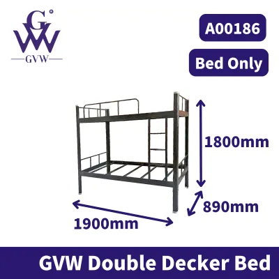 GVW Katil Double Decker Bed Single Bed Frame Katil 2 Tingkat Loft Bed Bunk Bed Katil Besi Asrama