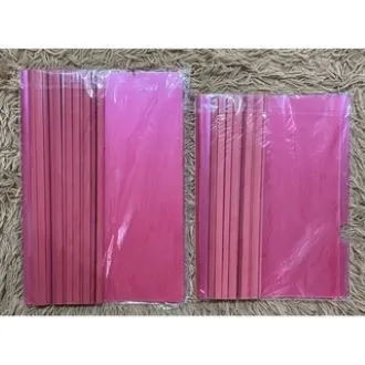PLASTIC SLIDING FOLDER COLRED short & long sold per dozen (12 pcs) per pack