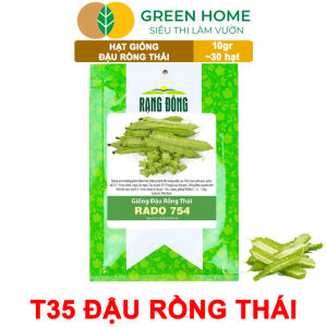 Hạt Giống Đậu Rồng Thái GreenHome Gói 10g~30 hạt Dễ Trồng Quanh Năm Nảy Mầm Cao T35