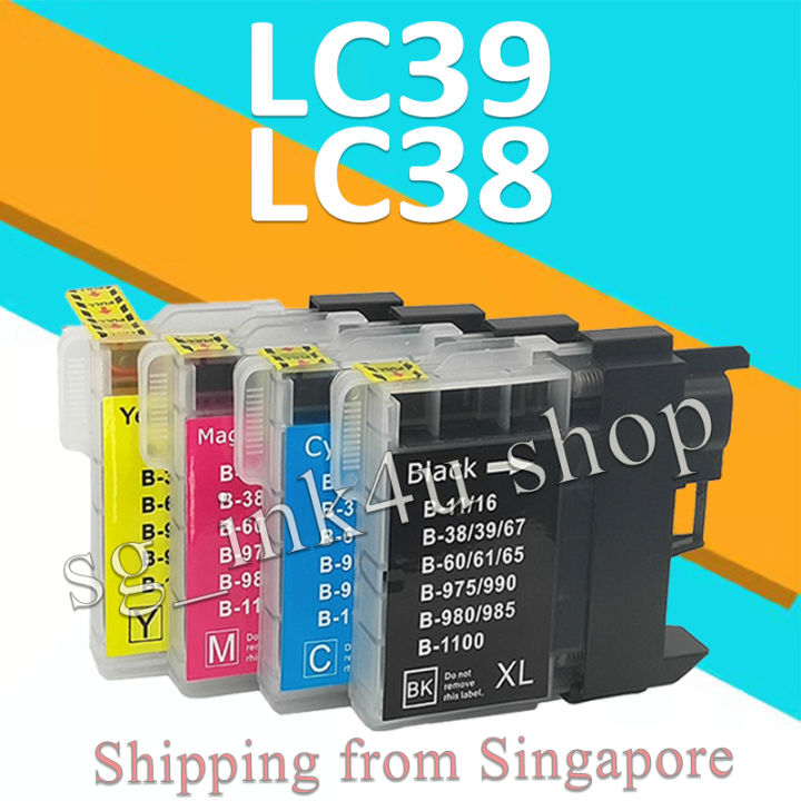 Lc 38 Lc 39 Ink Cartridge Compatible For Brother Dcp J125dcp J315w Dcp J515w Mfc J265wmfc 6237