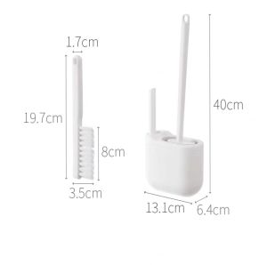 DXL Toilet Brush Household No Dead Angle Wall Hanging Punch-free Toilet Brush Toilet Cleaning Set