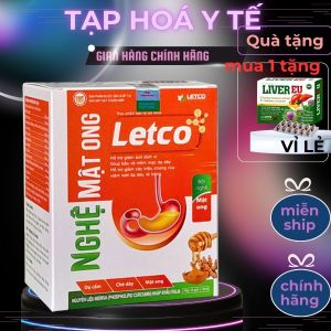 Nghệ Mật Ong Letco – Giải pháp tự nhiên hỗ trợ bảo vệ dạ dày giảm axit giảm đau rát thượng vị
