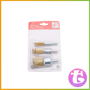 Thai Dee แปรงลวดขัดสนิม (1แพค3ชิ้น) สว่านขัดเงาเครื่องมือ Wire Wheels Brush
