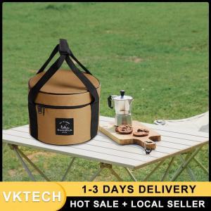 Camping Tableware Storage Bag Waterproof Oxford Cloth for BBQ and Outdoor Dining Accessories
