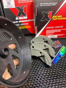 PAKET MANGKOK GANDA KARTEL DAYTONA VARIO 125 -150 NMAX 155 OLD - NMAX NEW KAMPAS SERAT KARBON DAN KEVLAR X1 RACING PAKET AKSELERASI BEAT UPGRADE KIRIAN MANGKOK DAYTONA KAMPAS RACING