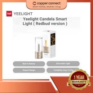 Yeelight Candela Lamp Dimmable Night Light Rechargeable Ambient Light Occasion Room & Dining Room Decor1800K Yellow