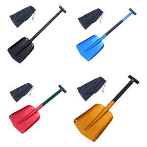 Xẻng xúc tuyết mùa đông nhỏ gọn với túi lưu trữ tính năng chống trượt tay cầm thoải mái và xây dựng độ bền nhẹ