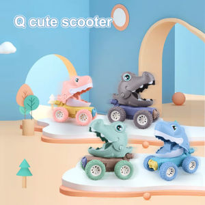 LYZRC 1 Chiếc Đồ Chơi Kéo Cá Sấu Cá Mập Xe Kéo Lùi Quán Tính Đồ Chơi Giáo Dục Cho Bé Quà Tặng Cho Trẻ Em