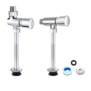 Van xả nước tiểu ép bằng tay bền lâu Van điều khiển chống ăn mòn cài đặt đơn giản để sử dụng nước hiệu quả