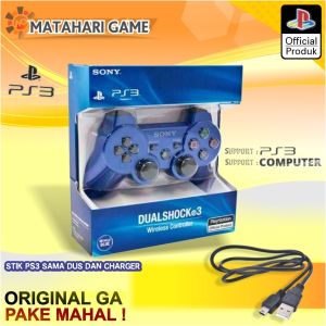 [ +DUS SONY ] Stik Stick PS3 OP Warna Wireless SONY OP Getar