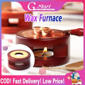 Wax Seal Melting Furnace Mental HandmadeStove Sealing Wax Pot Kit for Candle Stamp Wax-Furnace Scrapbooking Photo Gift DIY Craft