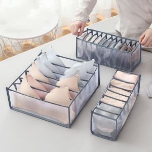 Sét 3 Hộp Đựng Đồ Lót Vớ Đồ Lót Gấp Gọn Tiện Dụng Cho Gia Đình