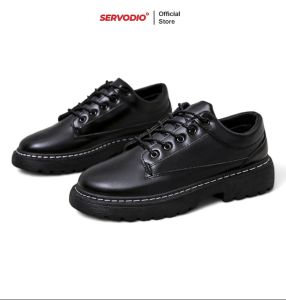 Promo New Realese! Servodio Sepatu Oxford Pria Formal Kantor Kerja Kuliah Kondangan Sekolah Pantofel Gavi Black