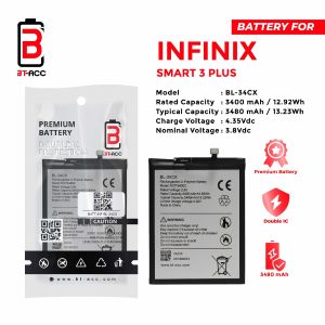 BT-ACC Baterai Batre Infinix Smart 3 Plus / BL-34CX