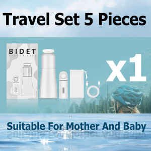 Set Semburan Tropicana 360 Bidet Bidet Spray Set 4000mAh Electric Portable bidet travel Sprayer Set Travel Comprehensive cleaning to prevent hemorrhoids rechargeable bidet spray set for Wash Butt Postpartum intelligent high pressure multi-gear adjustment