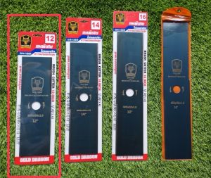 ใบมีดตัดหญ้า เหล็กSK-5 รุ่นคมพิเศษ ชุปน้ำมันกันสนิม หนา1.6mm 12 14 16 18นิ้ว อุปกรณ์เครื่องตัดหญ้า ตัดหญ้า ใน สวน