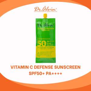 Dr. Alvin Vitamin C Sunscreen Cream- Gel SPF 50 PA++++ Broad Spectrum Ultimate Sun Protection