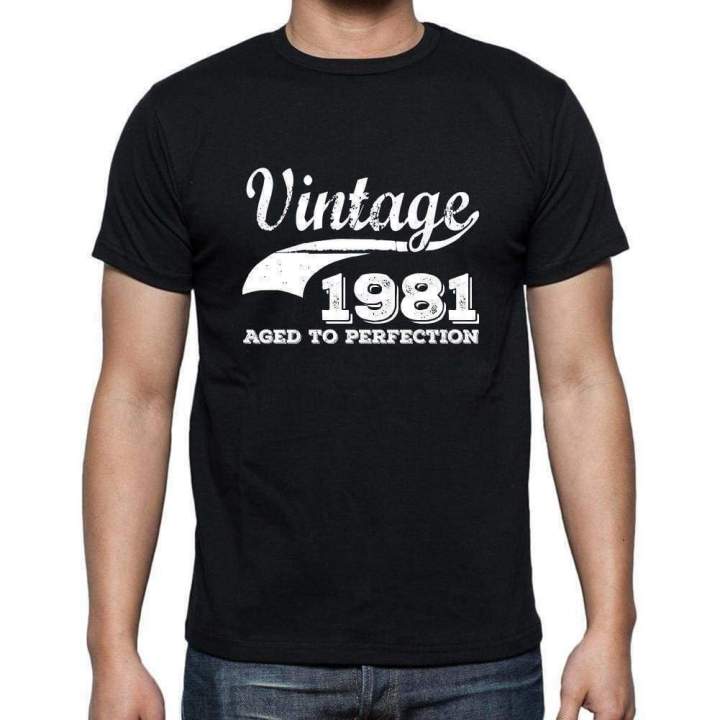 44th Birthday Shirt For Men - Vintage 1981 Aged To Perfection T-Shirt Customizable Gift - View #13
