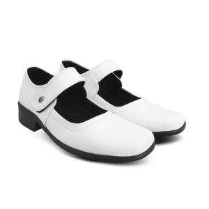 Braga Chieko B 4511 Sepatu Pantofel Flat Shoes Wanita Sepatu Paskibra Perawat Kuliah Kerja Warna Hitam