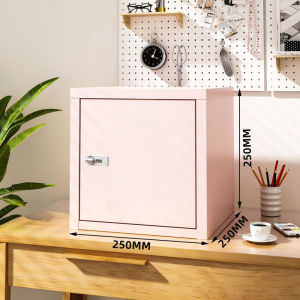 Desktop Safe Box Password Lock Storage Cabinet for Student Dormitory Home office