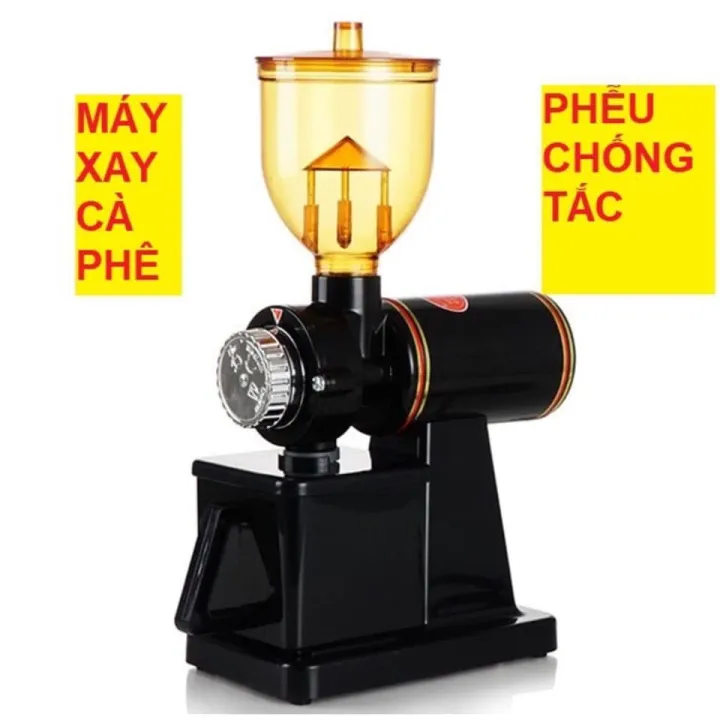 Máy xay hạt cafe cao cấp 8 cấp độ,công suất lớn 180w,có thể xay mịn các loại hoạt cực nhanh (màu đen)